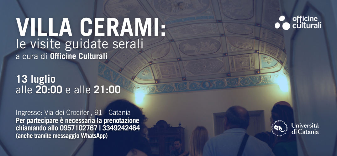 Villa Cerami: le visite guidate serali